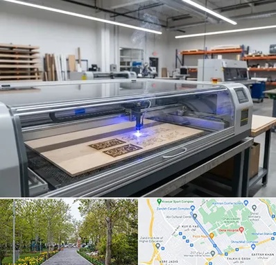 برش لیزری چوب در قدوسی غربی شیراز 