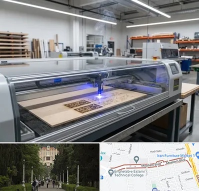 برش لیزری چوب در بلوار معلم رشت 