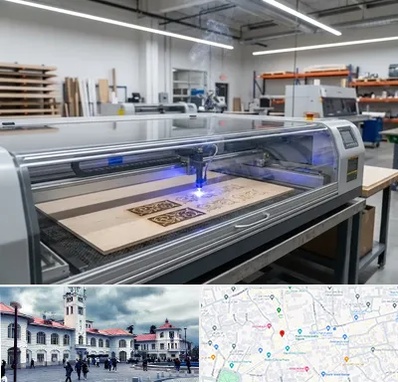 برش لیزری چوب در میدان شهرداری رشت 