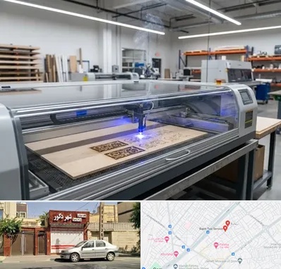 برش لیزری چوب در باجک قم