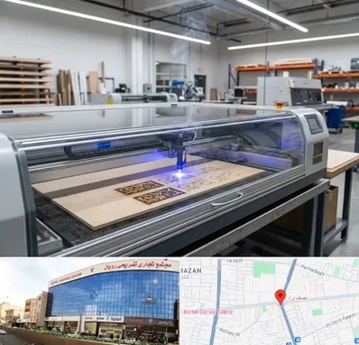 برش لیزری چوب در نصف راه تبریز 