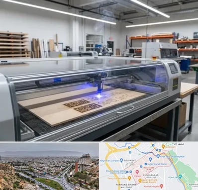 برش لیزری چوب در معالی آباد شیراز 