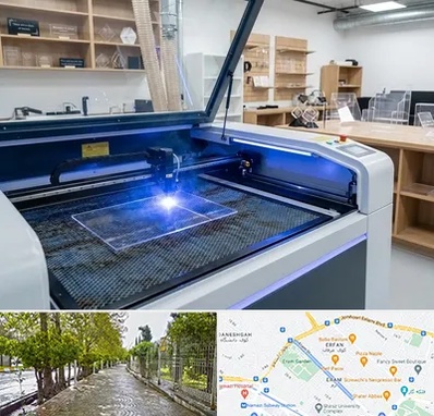 برش لیزری پلکسی در خیابان ارم شیراز 