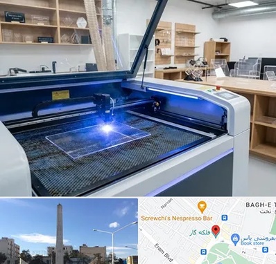 برش لیزری پلکسی در فلکه گاز شیراز 