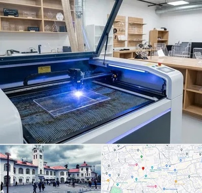 برش لیزری پلکسی در میدان شهرداری رشت 