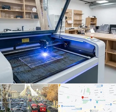 برش لیزری پلکسی در خیابان آزادی 