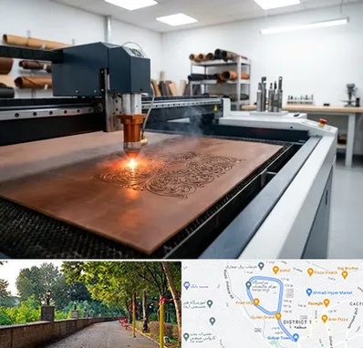 برش لیزری چرم در فلکه گاز رشت 