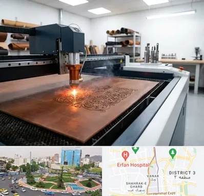 برش لیزری چرم در ونک 