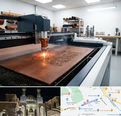 برش لیزری چرم در زرگری شیراز