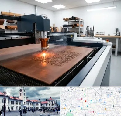 برش لیزری چرم در میدان شهرداری رشت 