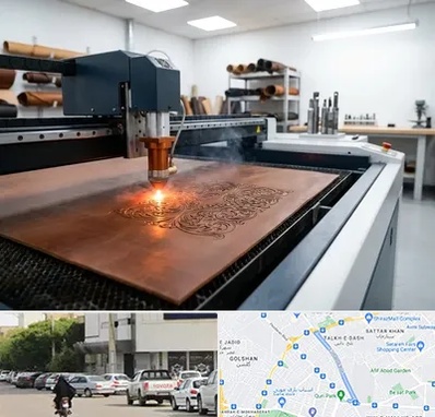 برش لیزری چرم در قدوسی شرقی شیراز 