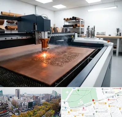 برش لیزری چرم در بلوار کشاورز