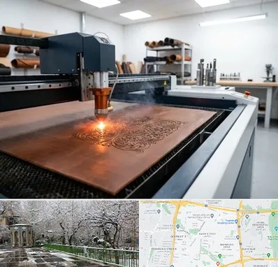 برش لیزری چرم در باغ فیض