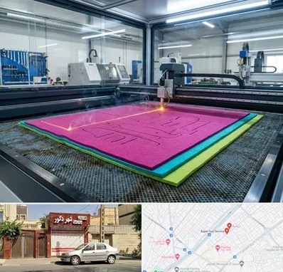 برش لیزری نمد در باجک قم