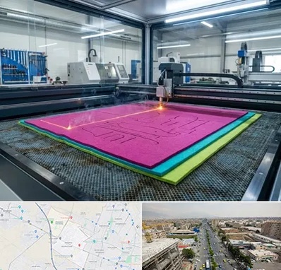 برش لیزری نمد در حصارک کرج 