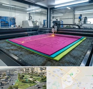 برش لیزری نمد در کمال شهر کرج 