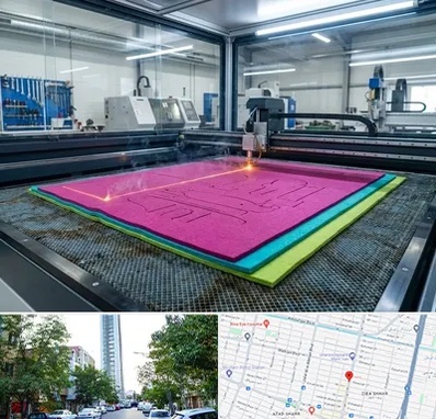 برش لیزری نمد در امامت مشهد