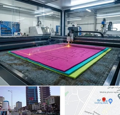 برش لیزری نمد در چهارراه طالقانی کرج 