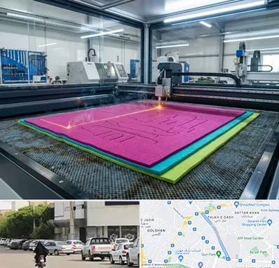 برش لیزری نمد در قدوسی شرقی شیراز 