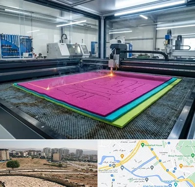 برش لیزری نمد در کوی وحدت شیراز 