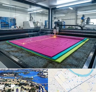 برش لیزری نمد در کوروش اهواز 