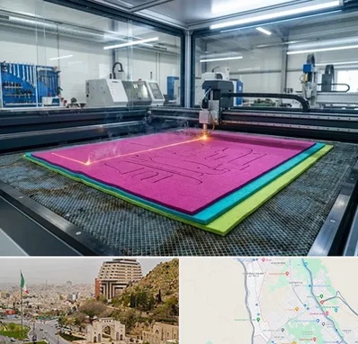 برش لیزری نمد در فرهنگ شهر شیراز 