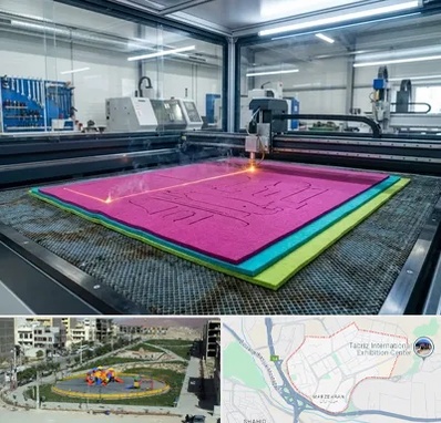 برش لیزری نمد در مرزداران تبریز 