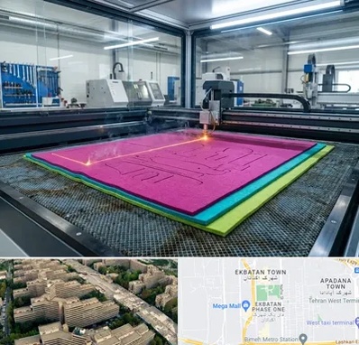 برش لیزری نمد در اکباتان 