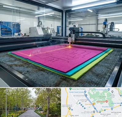 برش لیزری نمد در قدوسی غربی شیراز 