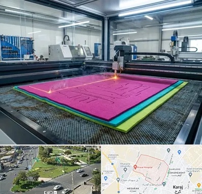 برش لیزری نمد در شاهین ویلا کرج 