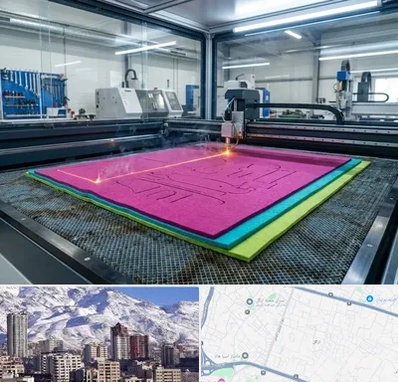 برش لیزری نمد در ازگل