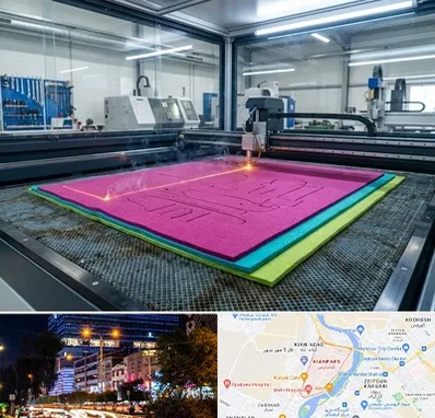 برش لیزری نمد در کیانپارس اهواز 