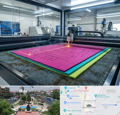 برش لیزری نمد در بهارستان