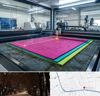 برش لیزری نمد در ابوریحان تبریز 