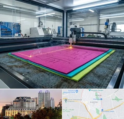 برش لیزری نمد در فرشته 