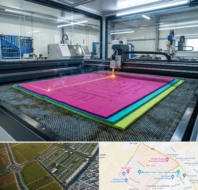 برش لیزری نمد در الهیه مشهد 