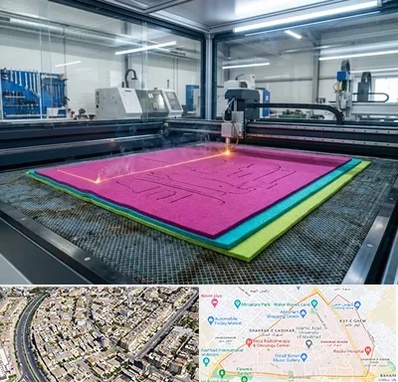 برش لیزری نمد در شهرک غرب مشهد