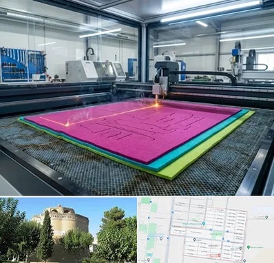 برش لیزری نمد در مرداویج اصفهان 