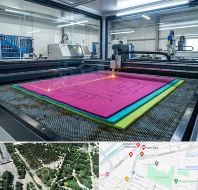 برش لیزری نمد در سالاریه قم