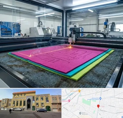 برش لیزری نمد در زنبیل آباد قم