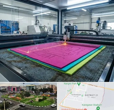 برش لیزری نمد در تهرانسر 