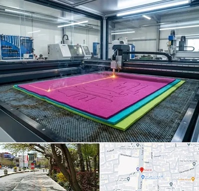 برش لیزری نمد در خیابان توحید اصفهان 