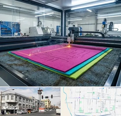 برش لیزری نمد در 17شهریور 