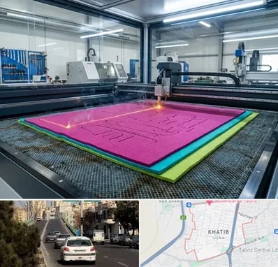 برش لیزری نمد در خطیب تبریز 