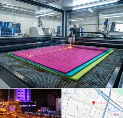 برش لیزری نمد در آبرسان تبریز 