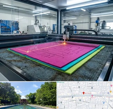 برش لیزری نمد در هشت بهشت اصفهان