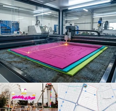 برش لیزری نمد در پادادشهر اهواز 