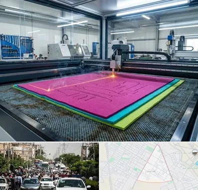 برش لیزری نمد در سیدی مشهد 