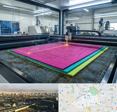 برش لیزری نمد در منطقه 19 تهران 