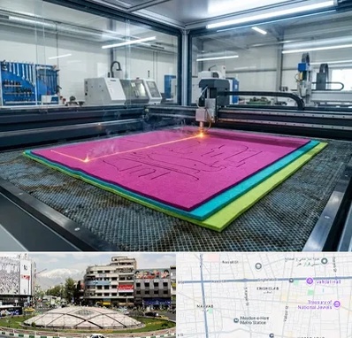 برش لیزری نمد در مرکز تهران 